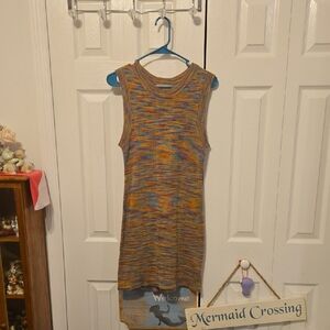 CHNGE Multicolor Knit Midi Dress